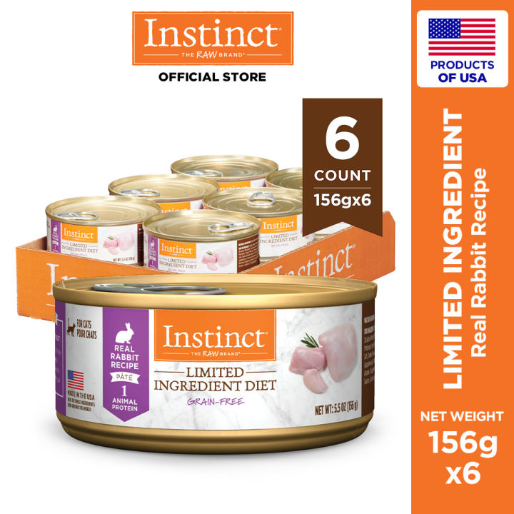 Instinct Limited Ingredient Diet Grain Free Rabbit Wet Canned Cat Food