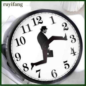 ruyifang นาฬิกาแขวนผนังคลาสสิกตลกเดินเงียบนาฬิกาบ้าน dector