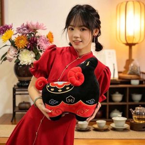 SWEET ELVES Soft Zodiac Sheep Doll Chinese Cute New Year Gift Festive Stuffed Figure Clouded 2027 Ram Mascot Springtime Celebration