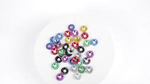 Bumper Fender Washers Engine Bay Dress Up Bolts M6 JDM Fender Washer-Black