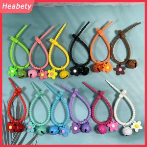 Heabety Ngọt Ngào Kẹo Màu Hoa Chuông Keychain Silica Gel Hoa Keyring Cho Cô Gái Túi Mặt Dây Chuyền Ba Lô Trang Trí