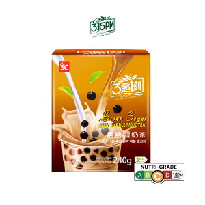 3:15PM Brown Sugar Konjac Jelly Milk Tea | Authentic Taiwan Milk Tea (3-Pack) | DIY Bubble Tea