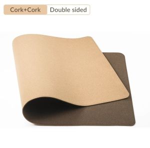 ORICO Computer Mouse Pads Cork Double-side Ultra Thin Gaming Mousepad Waterproof PU Leather Office Desk Pad