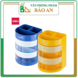 Hộp cắm bút deli 904 cắm bút nhiều ngăn giúp cắm bút đồ dùng văn phòng tiện dụng.