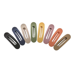 Matte Color Duckbill Clip Simple Flat Hair Clip Women Girl Hair Barrettes Side Bangs Claw Clip Everyday Use Hair Decors