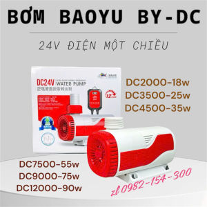 Máy Bơm Bể Cá BAOYU BY-DC 24v Mẫu Mới 2024 Chống Giật Bảng Điều Khiển 12 Chế Độ Đủ Công Suất Giành Cho Hồ Cá