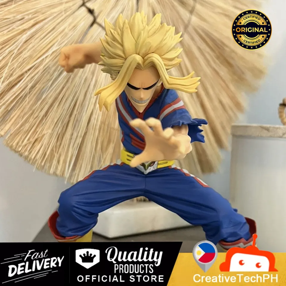 BANPRESTO All Might My Hero Academia - The Amazing Heroes - Plus - True Form 18 cm - BP28918P Multicolor - Collectible Figure - Great for Anime Fans