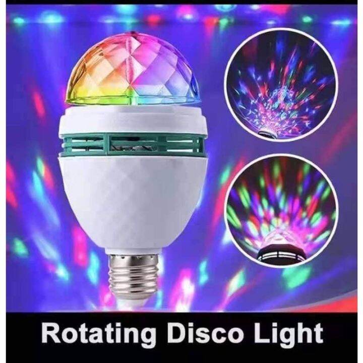 LED Full Color Rotating Lamp LED Mini Party Light | Lazada PH