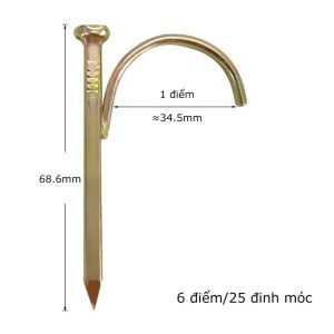 10 chiếc đinh ghim móc giữ ống nước bằng thép không gỉ độ cứng cao móc giữ ống nước -LUMBL