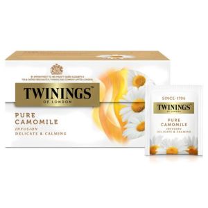 Twinings Chamomile Tea – 25g | Calming Floral Herbal Tea 20 Tea Bags 100% Original | Ships from Korea | Delivery Time: 8 Days