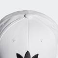 adidas Lifestyle TREFOIL BASEBALL CAP Unisex White FJ2544. 
