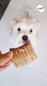 หลอดลมวัวอบแห้ง หลอดคอวัวอบแห้ง ขนมสุนัข ขนมหมา umm