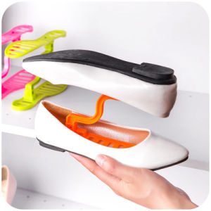 Rak Sepatu Sandal Tingkat 2 Susun Minimalis Serbaguna Praktis Portable / Rack Organizer - HHM014