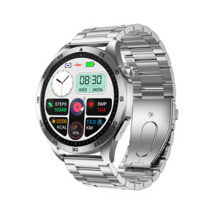 NORTH EDGE ET485 AMOLED Full Touch Screen Smart Watch ECG Micro Physical Examination Blood Glucose Blood Pressure Sleep Monitoring Compatible with IOS Android System Hypertension IP68 Waterproof