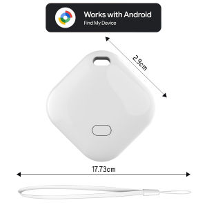 Realtime Smart Tag Smart Bluetooth Tracker Item Finder Works with Find My Device App (Only for Android) Key Finder Locator With Sound for Keys Luggage Backpack Suitcases Pets Wallet Replaceable Battery