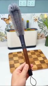 2-in-1 Long Handle Cleaning Brush Bottle & Cup and Straw Cleaning Brush 1Pc