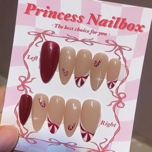 PrincessNailbox[mãTP19]móng úp sơn gelthiết kế thủ công(tặng keodũamiếng dángiấy lau…)