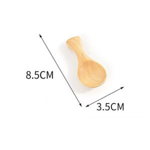 Muỗng / Thìa Gỗ Mini Đa Năng Gỗ Tự Nhiên - Múc Kem Trái Cây Sữa Chua Nhẹ & Dễ Vệ Sinh - Chihirostore.decor