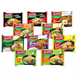 10 Pcs Indomie Mie Instan / Indomie Goreng / Indomie Soto / Indomie Ayam Bawang / Indomie Kari Ayam