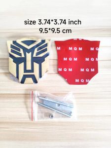 COD Personality metal car sticker Autobot logo car sticker 3D three-dimensional modification Transformers car logo TF side logo tail sticker