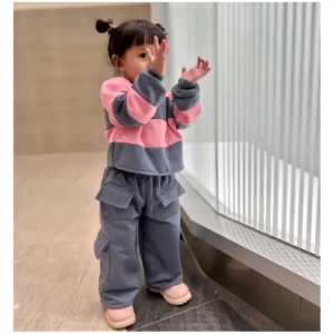 SETELAN BAJU ANAK PEREMPUAN SALUR CELANA CARGO BAJU ANAK PEREMPUAN TERBARU ANAK PEREMPUAN VIRAL
