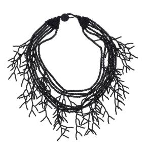 สร้อยคอลูกปัดโบฮีเมียนลูกปัดหลายเส้นอุปกรณ์ลูกปัดเรซิ่นหลายชั้นใส่สบายสวมใส่ได้ทุกวัน