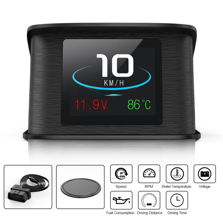 X5 HUD 3,5 Pouces Système Universel d'affichage Tête Haute de Voiture