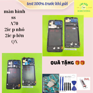 Màn hình tương thích ss A70 - LIỀN KHUNG PHÔI NHỎ - OLED (2IC)