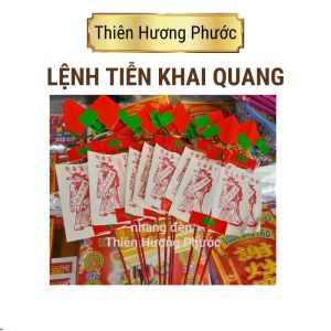 Lệnh tiễn khai quang 1 lá cúng tạ lễ