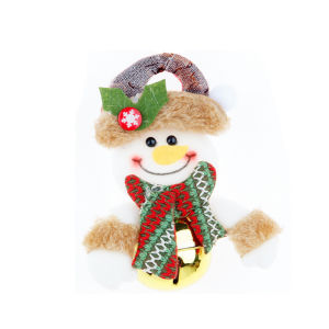 Bell pendant decoration doll Snowman elk white bearded old man ornaments kids holiday gifts