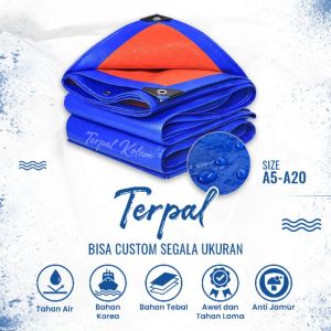 Kolam Terpal Ikan Type/Ketebalan A5 A8 A12 Korea Terpal Kolam Ikan Kotak Terpal Ikan lele Ikan koi Ikan cupang terpal kotak kolam ikan terpal ikan terpal lele kolam ikan lele