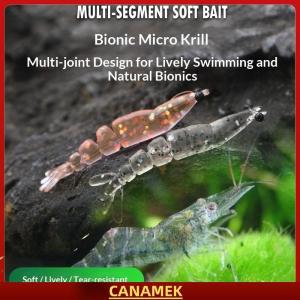 Miễn phí vận chuyển✨ 20 cái mồi câu tôm giun mềm mini Mồi Câu Cá 0.4g 40mm Mồi Nhân Tạo dụng cụ câu cá bằng silicon Bass