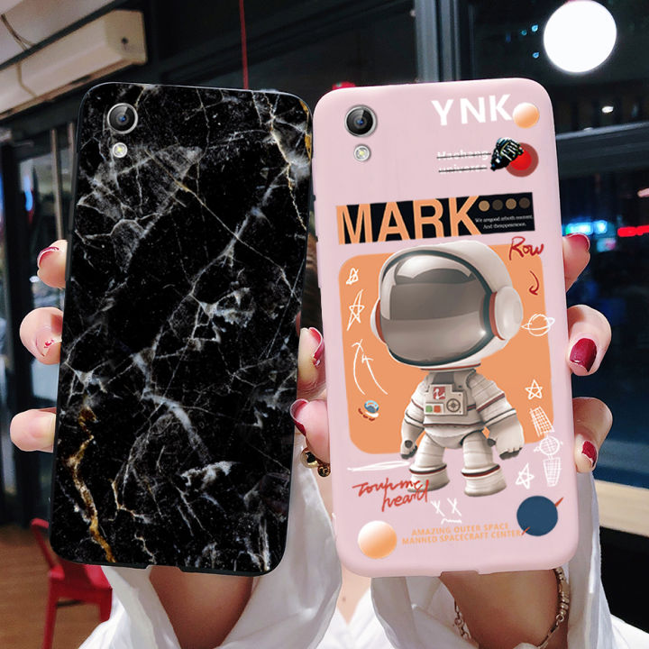 Black Astronaut Marble Case For Vivo Y51 Vivo Y51A Vivo Y51L Case Soft  Silicone Phone Cover Casing