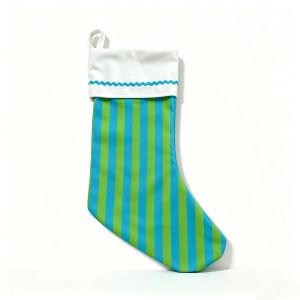 CRNGW Striped Christmas Stocking Fresh-Style Color-Block Design Hanging Gift Bag Unique Large Capacity Xmas Candy Bag Christmas Tree
