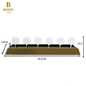 Resetting Metal Shooting Target Stand with 6 Steel Plates for Outdoor and Indoor(Rectangle)H