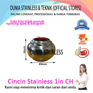 Cincin Stainless 1" CH ornamen pagar railing tangga