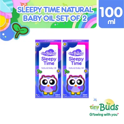 Tiny Buds Sleepy Time Natural Lavender Baby Oil (50ml) Set of 2