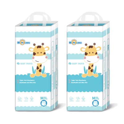 [BUY 1 TAKE 1] Ultra-Thin Breathable Baby Diaper Pants Super Absorbent Comfort Fit Unisex 100-Pack M/L/XL/XXL