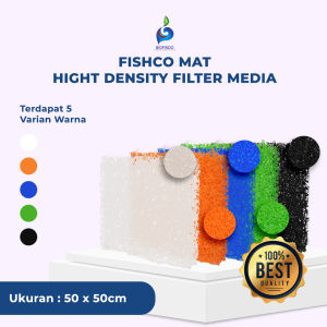 FishCO Mat Hi-Density Media Filter/Biru/japmat Kolam 50CM Premium