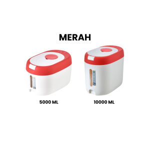 Dispenser Beras 5KG/10KG Free Gelas Takar Tempat Wadah Penyimpanan Beras Rice Bucket Anti KutuTOKOSHENAR168
