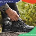 Prelesty Olahraga Outdoor Sepatu Boots Pria Tinggi Hiking Waterproof Mendaki Touring Gunung Casual Kerja Adventure Anti Slip Keren 339. 