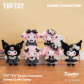 TOPTOY x Sanrio characters Sisters Outfit Series Figures Blind Box ของเล่นฟิกเกอร์ ของขวัญวันเกิด สําหรับเด็ก. 