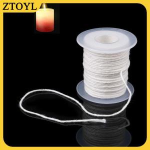ZTOYL 61M bông bện nến bấc lõi ống không khói tự làm đèn dầu cung cấp