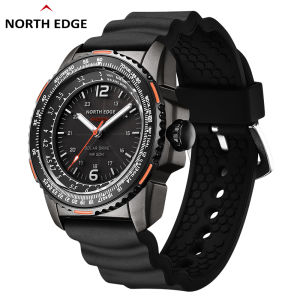 NORTH EDGE PHOTON Men Digital Military Watch Waterproof 50M Mens Sport Wristwatches Solar Power Luminous Enviormentally Clock