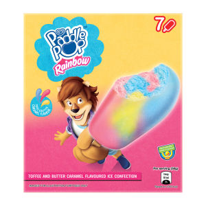 PADDLE POP Rainbow Multipack Ice Cream Sticks - Frozen
