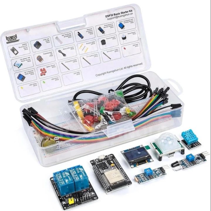 ชุดเริ่มต้นเรียนรู้ ESP32 Basic Starter Kit WiFi IOT Development Board ...