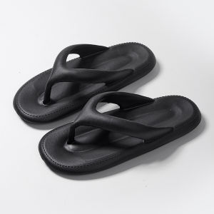 New MenS Summer Flip-Flops With Thick Soles High-End MenS Slippers Trendy CoupleS Sandals