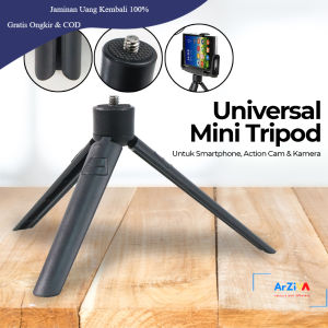 Tripod Mini Kamera Portable Universal Monopod 1/4 Screw 12cm - TP179