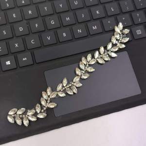 Premium Quality- Chunky Diamond Beads- Iron on Rhinestone - Crystal Clear Patch Diamond Beads- Manik Tampal