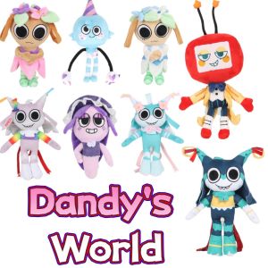 Dandys World Bassie Plush Dandys World Silly Astro Plushie Cute Cosmo Stuffed Doll Room Decor Toy Kids Birthday Gift